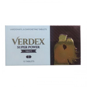 VERDEX SUPER POWER Tadalafil + Dapoxetine